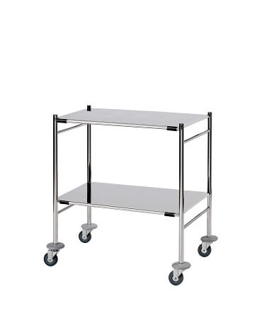 Surgical Trolleys - Stainless Steel (Mirror Polished)