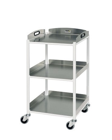 DT4 Dressing Trolleys with Stainless Steel Trays
