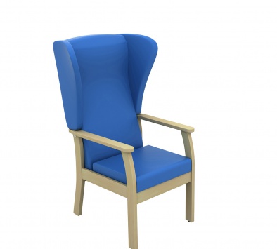 Atlas Patient High Back Arm Chair with Wings [Sun-CHA52]