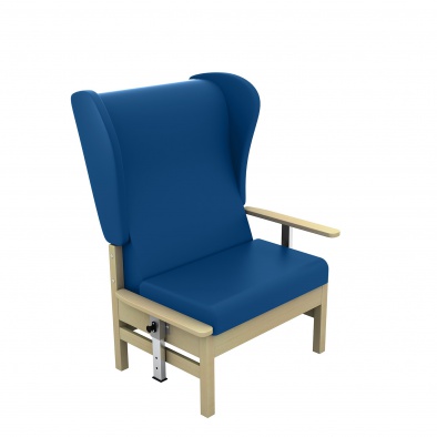 Atlas High Back 40st Bariatric Arm Chair with Wings and Drop Arms [Sun-CHA56DA]