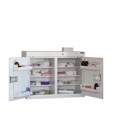 Medicine Cabinet - 6 shelves/5 door trays/2 doors [Sun-MC4]