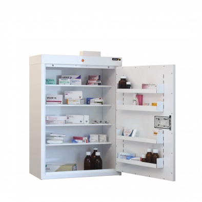 Medicine Cabinet - 4 shelves/4 door trays/1 doors [Sun-MC7]