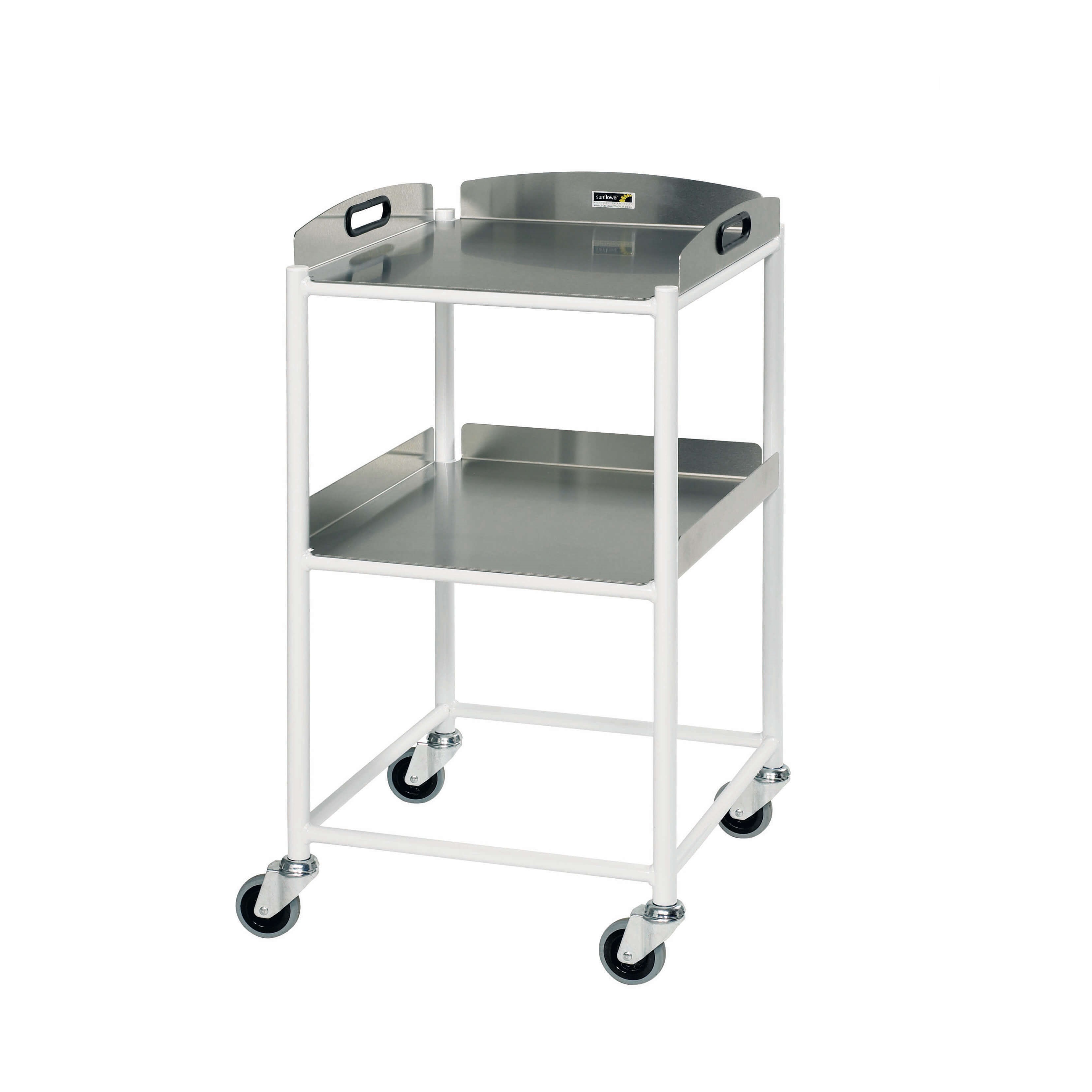 Dressing Trolley, 2 Stainless Steel Trays [Sun-DT4S2]