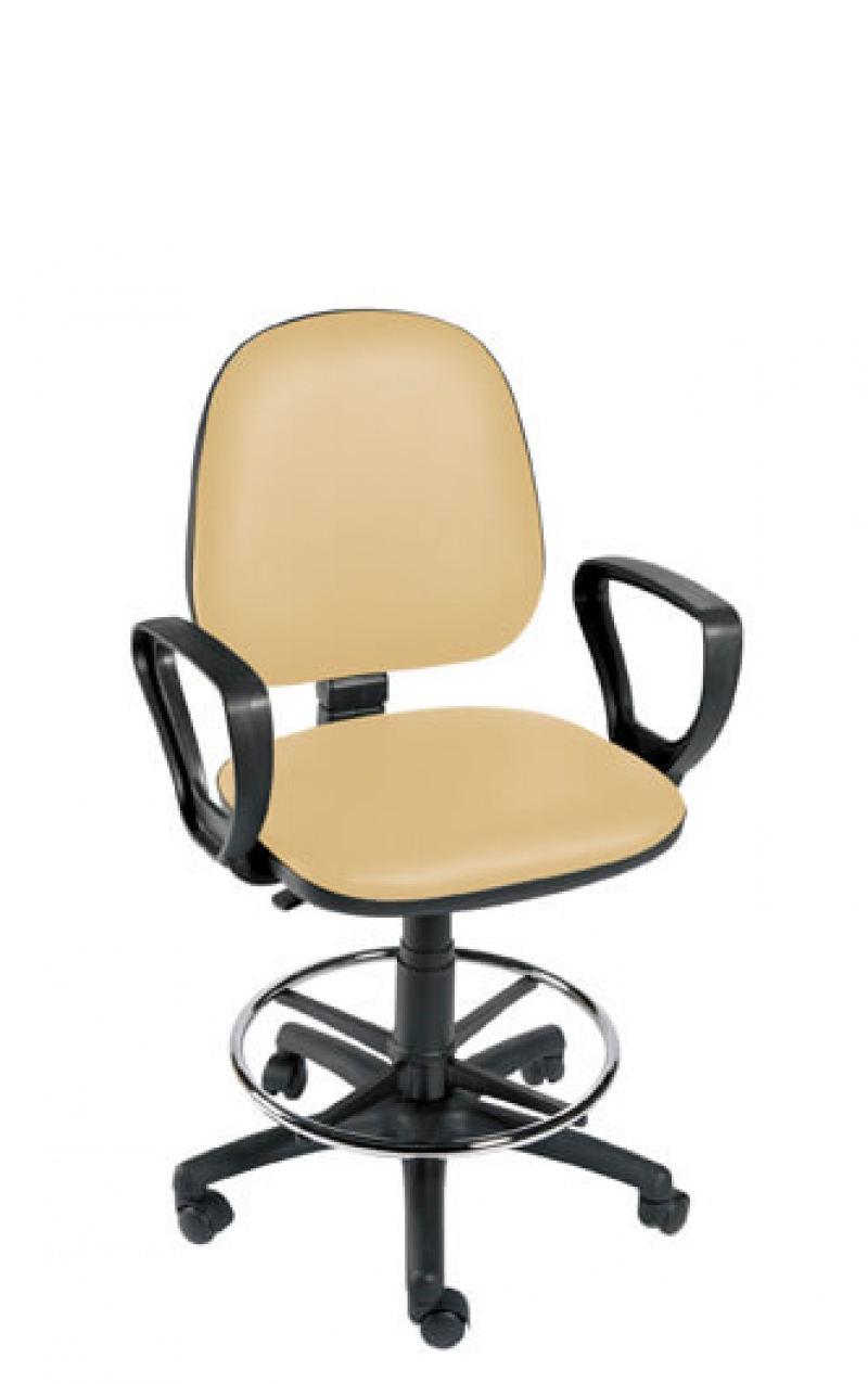 Gas-Lift Chair with Arms and Foot Ring [Sun-CHA4]