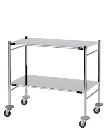 ST9 Surgical Trolleys - Stainless Steel (Mirror Polished)