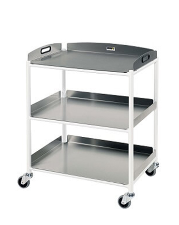 DT6 Dressing Trolleys with Stainless Steel Trays