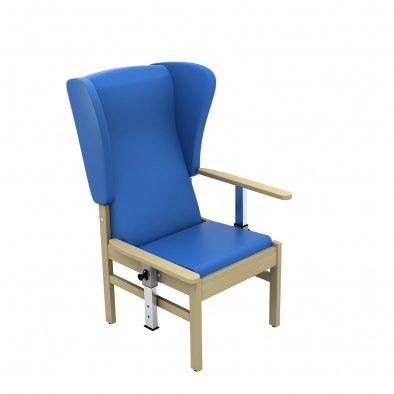 Atlas Patient High Back Arm Chair with Wings and Drop Arms [Sun-CHA52DA]