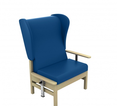Atlas High Back 40st Bariatric Arm Chair with Wings and Drop Arms [Sun-CHA56DA]