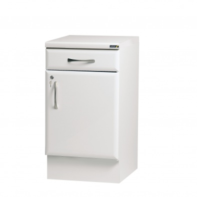 50cm Drawerline Cabinet - White High Gloss Finish [Sun-BU2W]