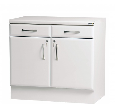 100cm Drawerline Cabinet - White High Gloss Finish [Sun-BU5W]