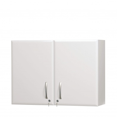 100cm Wall Cabinet - White High Gloss Finish [Sun-WU3W]