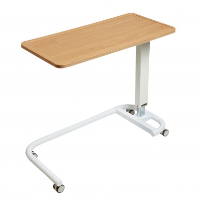 Overbed/Overchair Table with C-Shaped Base and Flat Recessed Top [Sun-OBT5C/VW]