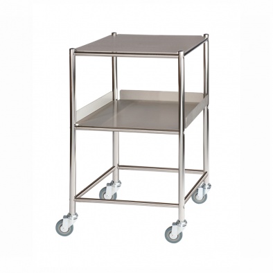 Surgical Trolley, 1 Stainless Steel Shelf & 1 Tray [Sun-ST4S2SF]