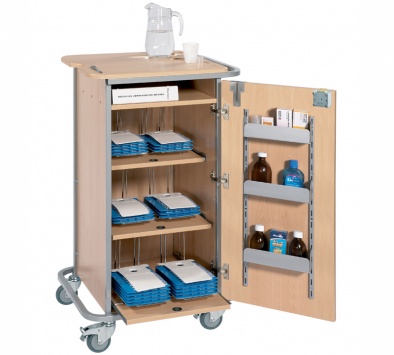 Monitored Dosage System Trolley - Small, 6 Racks [Sun-DT1MDS6]