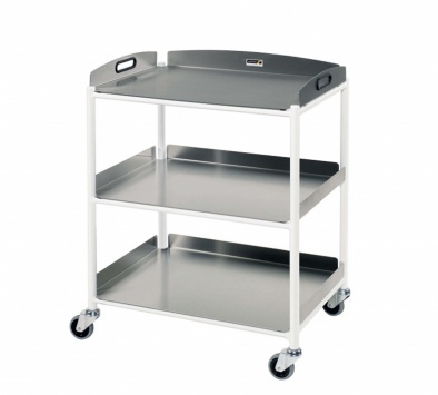 Dressing Trolley, 3 Stainless Steel Trays [Sun-DT6S3]