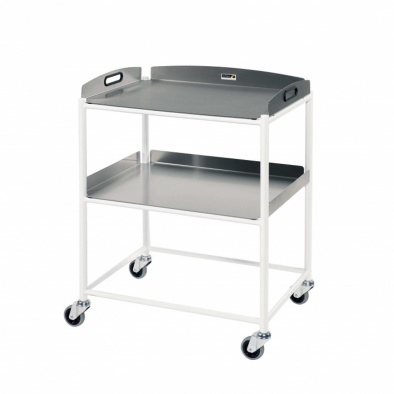 Dressing Trolley, 2 Stainless Steel Trays [Sun-DT6S2]