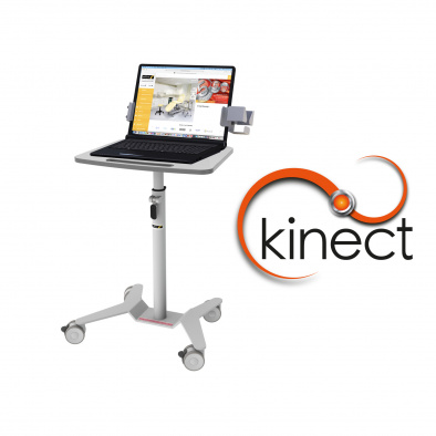 Kinect Laptop Station - Manual Height Adjustment - Small Worktop [Sun-KLS1]