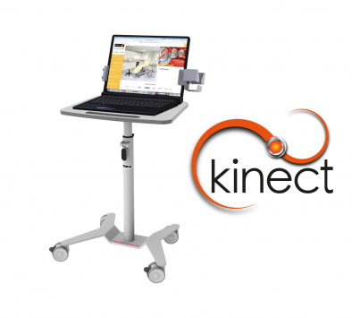 Kinect Laptop Station - Manual Height Adjustment - Small Worktop [Sun-KLS1]