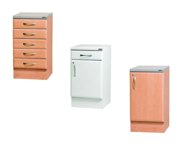 50cm Base Cabinet – White High Gloss or Beech Finish