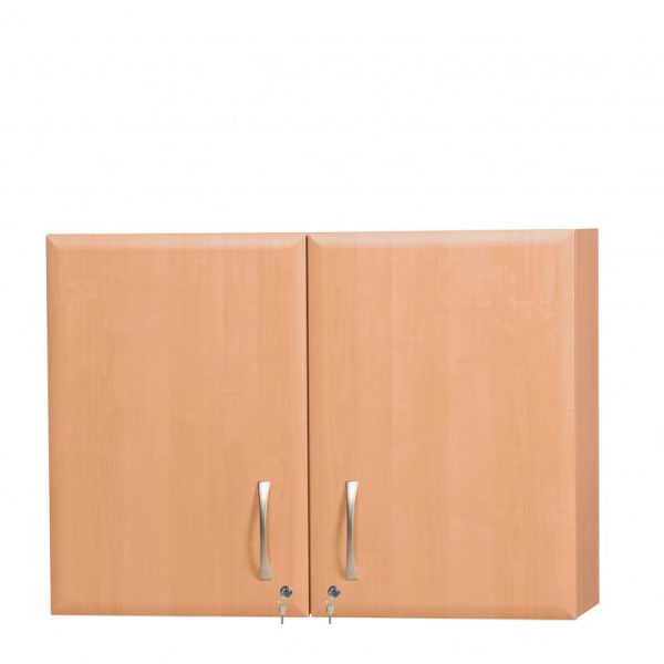 100cm Wall Cabinet - Beech Finish