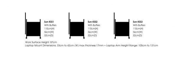 Kinect Storage Station -Laptop Arm and Plate - Image 2
